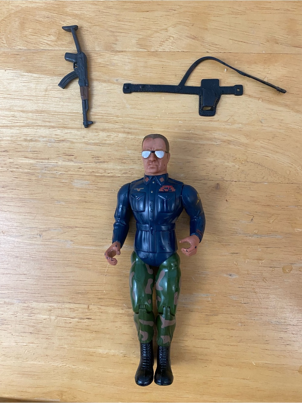 Vintage 1986 Coleco Rambo Force of Freedom General Warhawk Action Figure